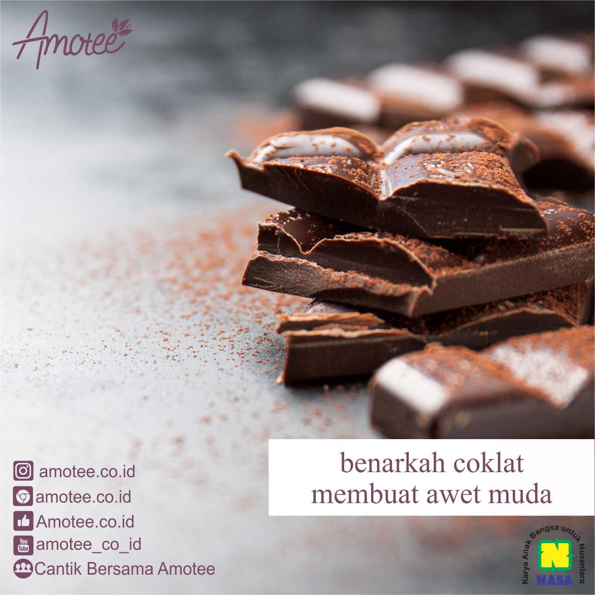 Cokelat Membuat Kulit Terlihat Awet Muda