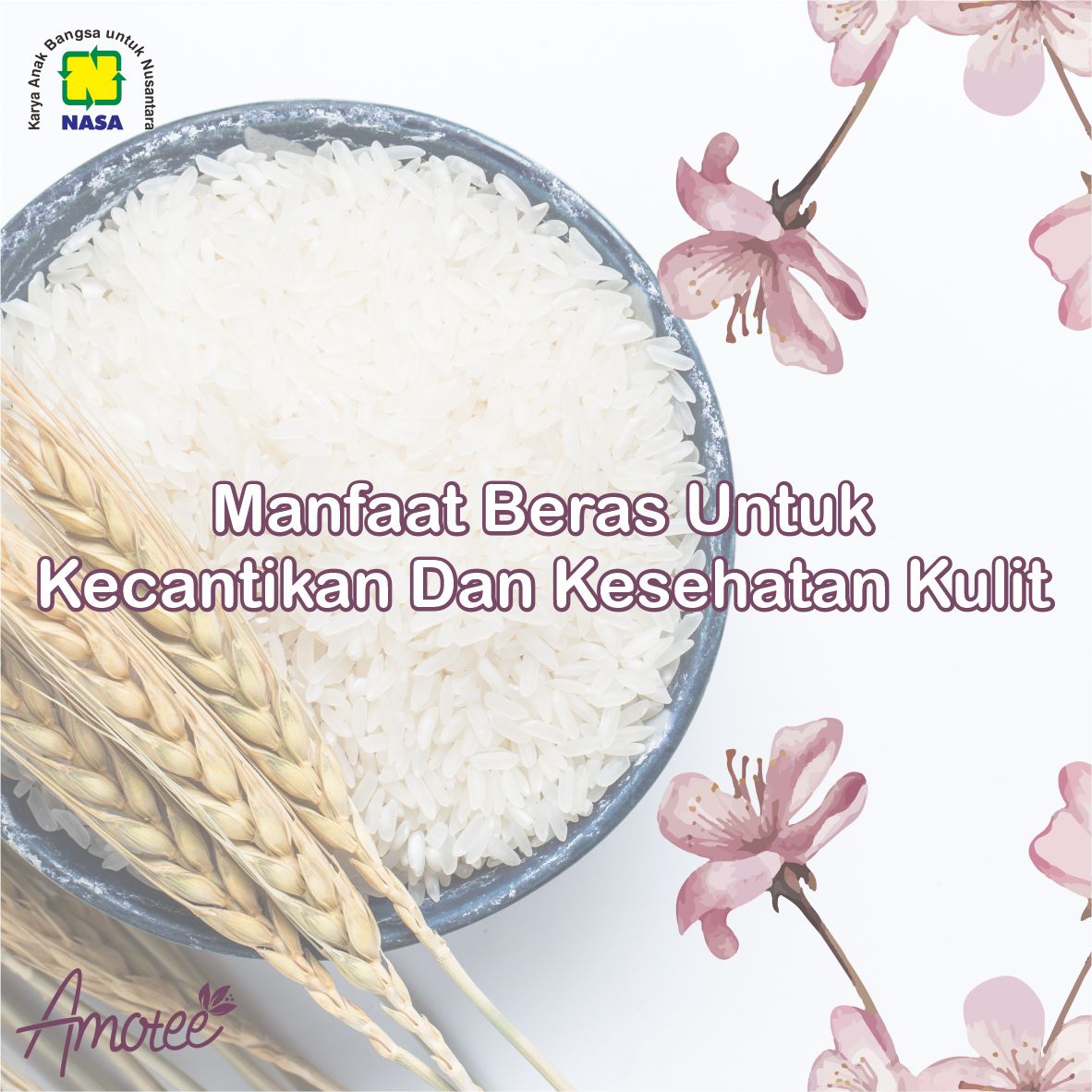 MANFAAT BERAS UNTUK KECANTIKAN DAN KESEHATAN KULIT