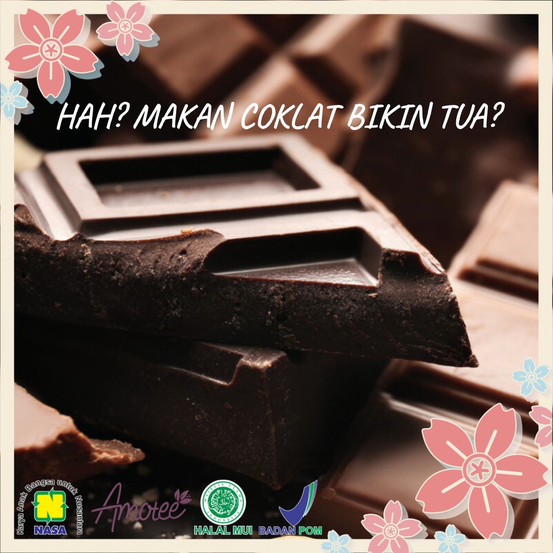 Makan Cokelat Bikin Keliatan Tua?